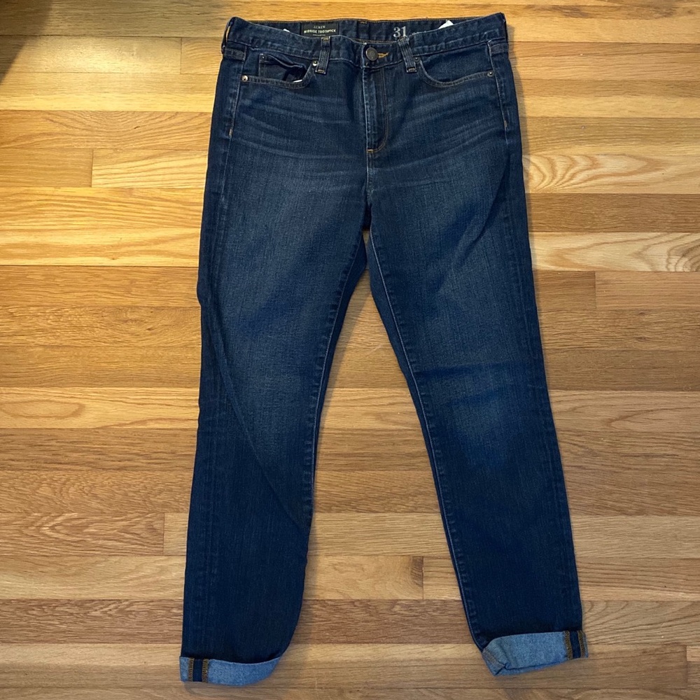 J. Crew Women’s Mid Rise Toothpick Jeans